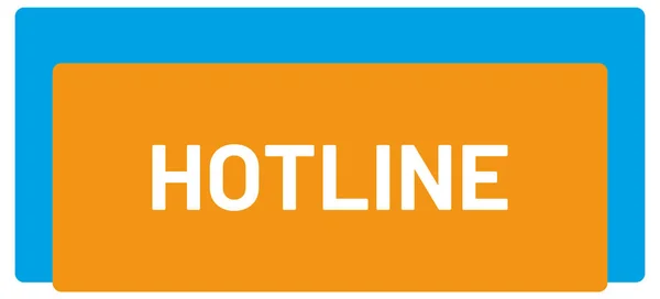 Hotline Web Sticker Knop — Stockfoto