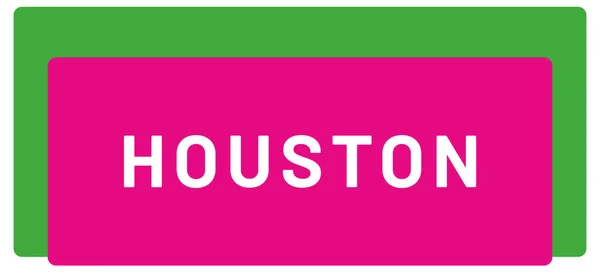 Etiqueta Engomada Web Houston —  Fotos de Stock