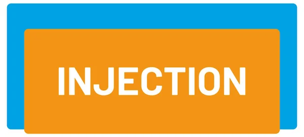 Injectieweb Sticker Button — Stockfoto