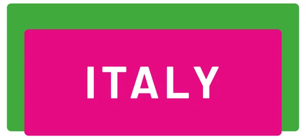 Web Label Sticker Italy — Stock Photo, Image