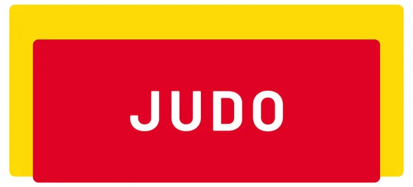 Web Sport Label Judô — Fotografia de Stock