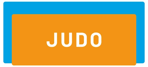 Web Sport Label Judô — Fotografia de Stock