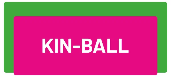 Web Sport Label Kin Ball — Foto de Stock