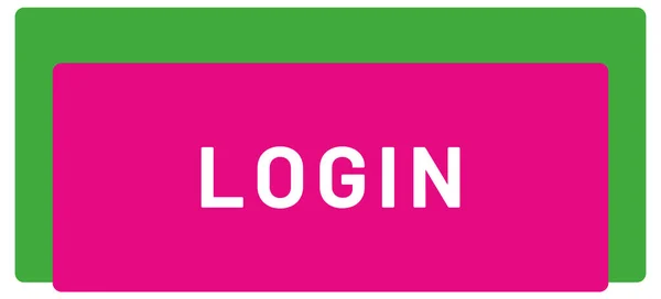 Login Web Abstrakt Sticker Button — 스톡 사진