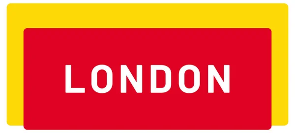 Naklejka Web Label London — Zdjęcie stockowe