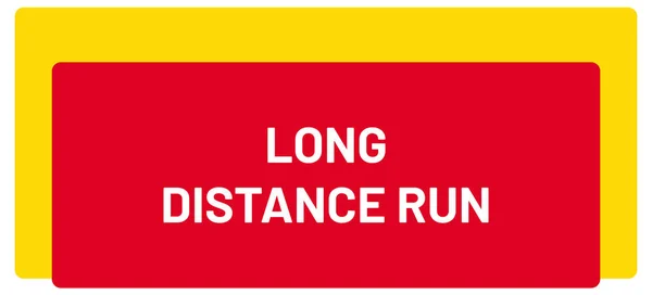 Web Sport Label Course Longue Distance — Photo