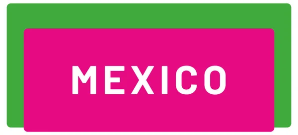 Web Label Sticker Mexico — Stockfoto