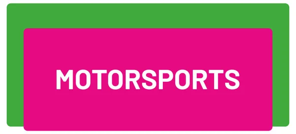 Web Sport Label Motorsports — Stock Photo, Image