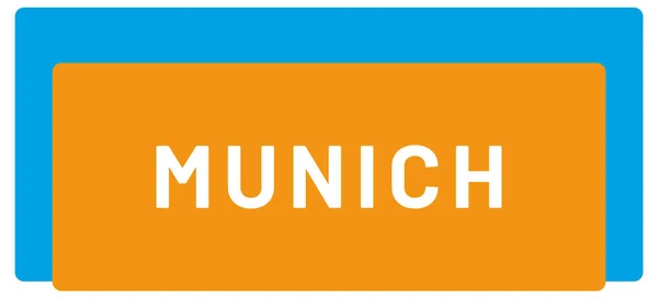 Web Label Sticker Munich — Stock Photo, Image