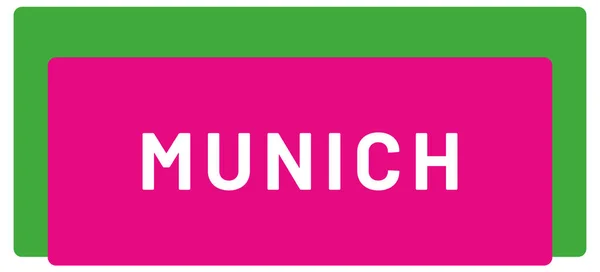 Web Etikett Klistermärke München — Stockfoto