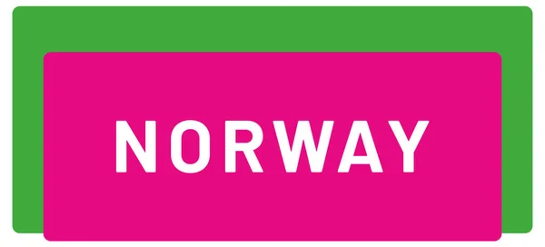 Web Label Sticker Norway — Stock Photo, Image