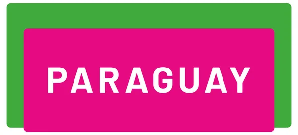 Web Etiqueta Engomada Paraguay — Foto de Stock