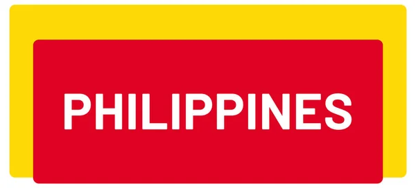 Web Label Sticker Philippines — стокове фото