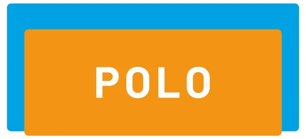 Web Sport Label Polo — Fotografia de Stock