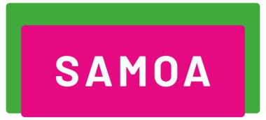 Web Etiketli Samoa