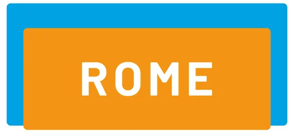 Web Label Sticker Rome — Stockfoto