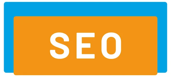 Seo Web Sticker Button — Stock Photo, Image