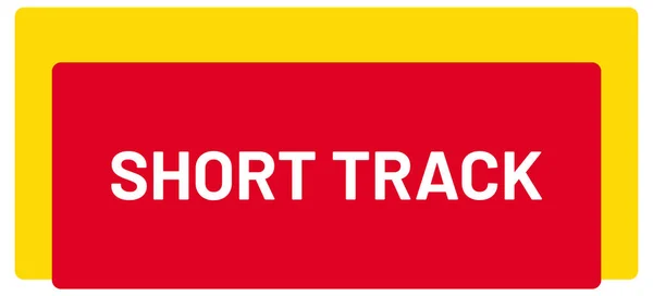 Web Sport Label Short Track — Stockfoto
