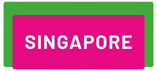 Web Label Sticker Singapore — стокове фото