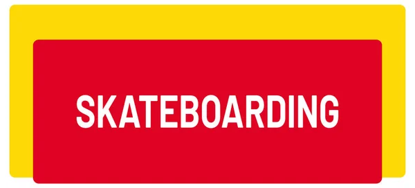 Web Sport Label Skateboarding — Stockfoto