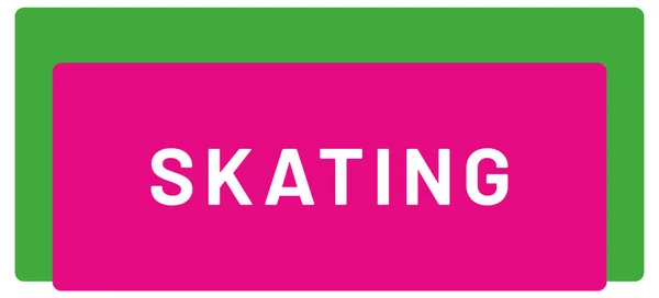 Web Sport Label Skating — Stockfoto