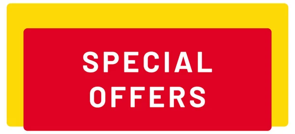 Special Offers Web Sticker Button — Stock Photo, Image