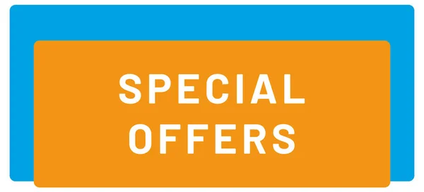 Special Offers Web Sticker Button — Stock Photo, Image