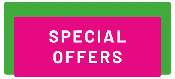 Special Offers Web Sticker Button — Stock Photo, Image