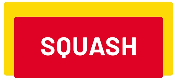 Web Sport Label Squash — Stockfoto