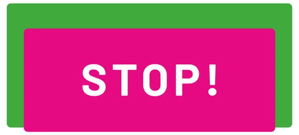 Stop Web Botón Etiqueta Engomada —  Fotos de Stock