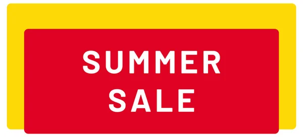 Summer Sale Web Sticker Button — Stock Photo, Image