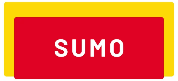 Web Etiqueta Deportiva Sumo — Foto de Stock