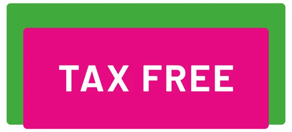 Tax Free Web Sticker Taste — Stockfoto