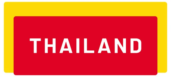 Web Label Sticker Thailand — стоковое фото