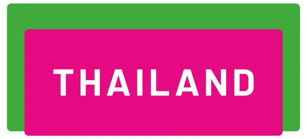 Webb Etikett Klistermärke Thailand — Stockfoto