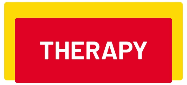 Therapy Web Sticker Button — Stock Photo, Image