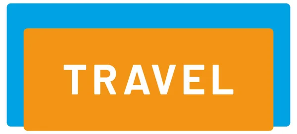 Travel Web Sticker Button — Stock Photo, Image