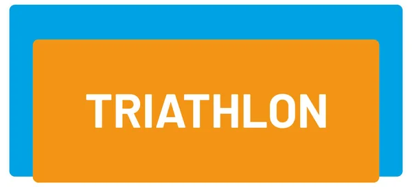 Web Sport Label Triatlon — Stock Fotó