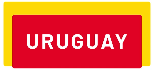 Web Label Sticker Uruguay — Stock Photo, Image