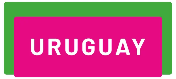 Web Label Sticker Uruguay — Stock Photo, Image