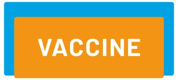 ワクチンウェブステッカーボタン — ストック写真