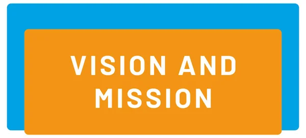 Vision Mission Web Sticker Button — Stock Photo, Image
