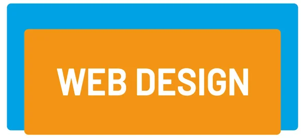 Webdesign Webdesign Przycisk Naklejki — Zdjęcie stockowe