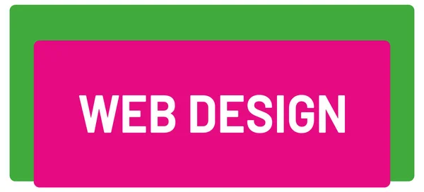 Webdesign Web Sticker Knop — Stockfoto