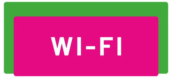 Bouton Autocollant Wifi Web — Photo