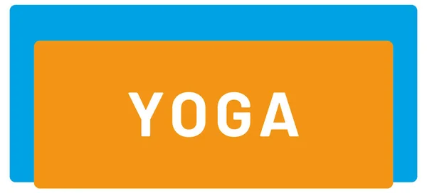 Web Sport Label Yoga — Foto de Stock