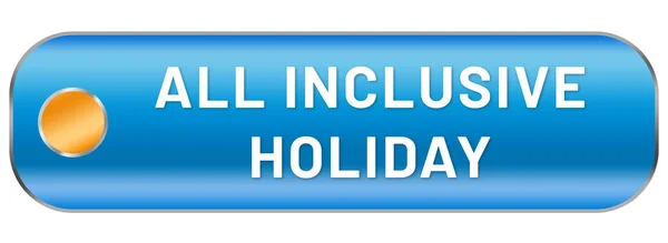 All Inclusive Vakantie Web Sticker Button — Stockfoto