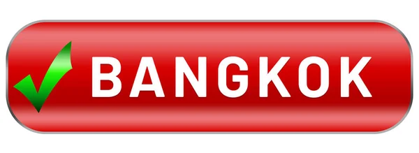 Etiqueta Web Bangkok Etiqueta — Fotografia de Stock