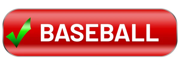 Web Sport Label Baseball — Stock Photo, Image