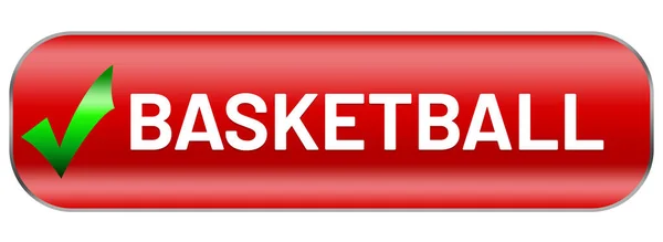 Web Sport Label Koszykówka — Zdjęcie stockowe